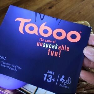 Taboo the game of unspeakable fun card game